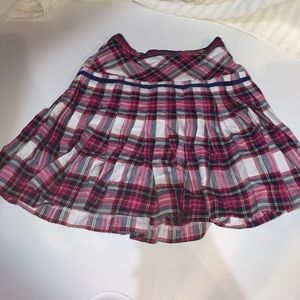 Hartstrings plaid skirt size 8